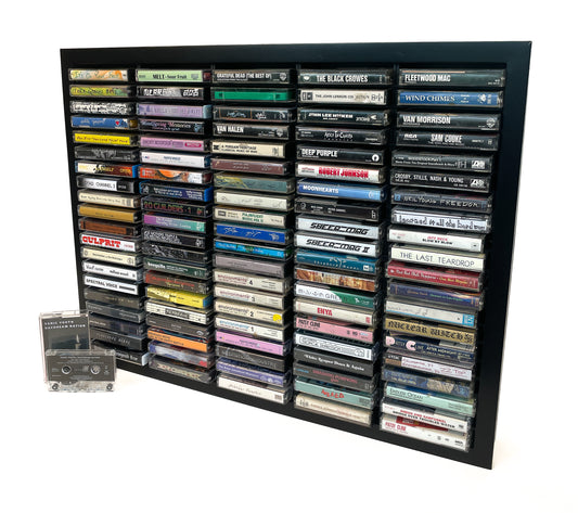 100 Cassette Tape Display Shelf