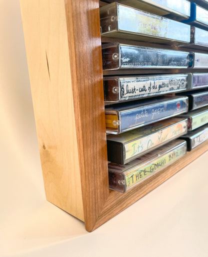 100 Cassette Tape Display Shelf