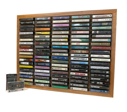 100 Cassette Tape Display Shelf
