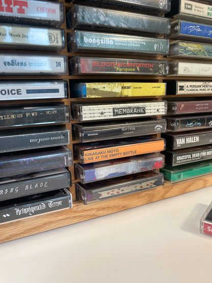 100 Cassette Tape Display Shelf